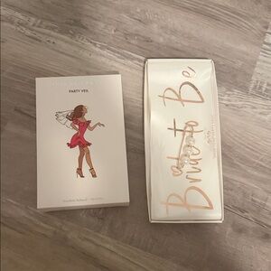 Bridal Party Veil and Sash with Pearl Accent